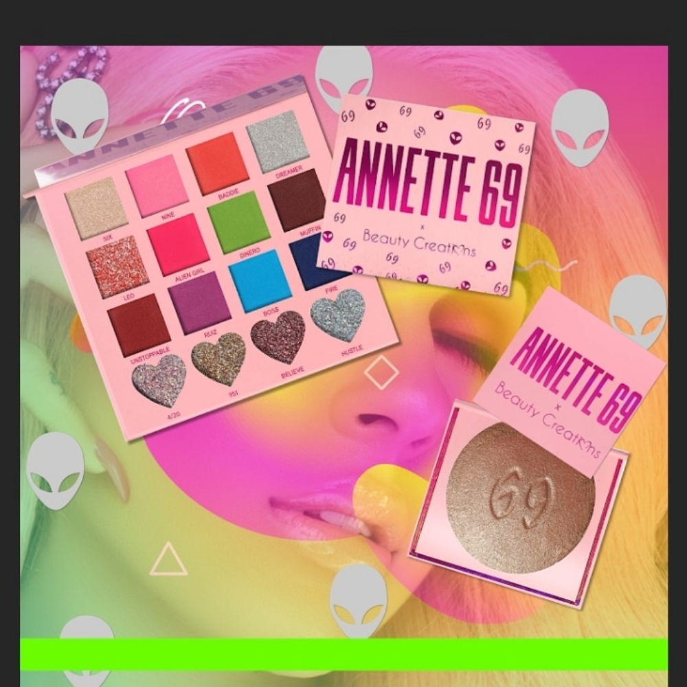 Annette 69 palette and highligter